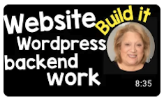 Website WordPress Backend Work